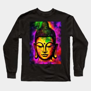 Trippy Buddha Long Sleeve T-Shirt